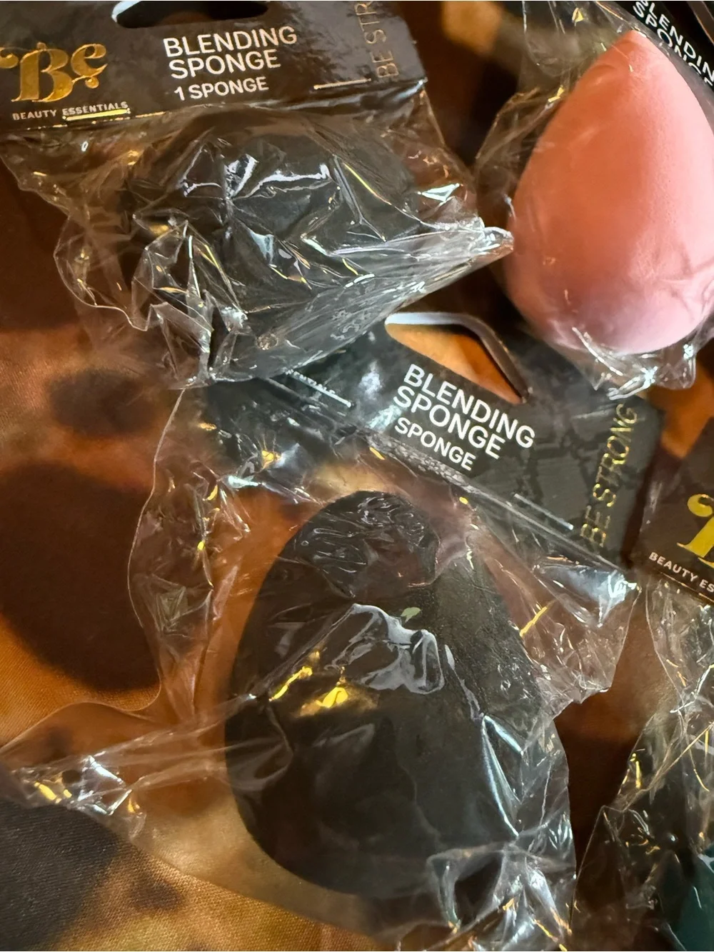 Blending Sponge Makeup Sponge - Pink, Purple, Teal, Black - 5 pieces included